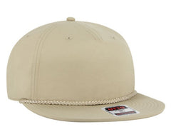 OTTO Cap 5 Panel Pro Style Roped Snapback Hat