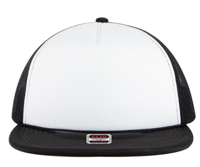 OTTO 5 Panel Foam Front Mesh Back Trucker Snapback Hat