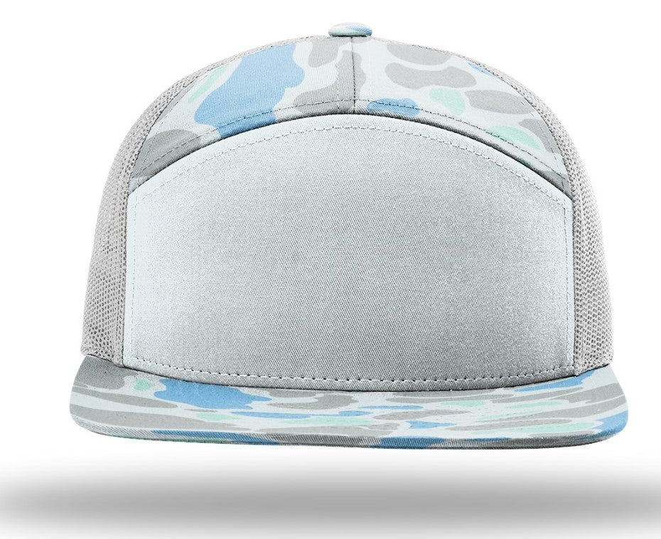 Richardson Printed 7 Panel Trucker Mesh Back Hat