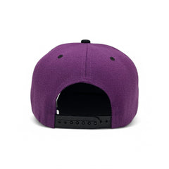 Basic Cap Plain Poly Snapback Hat 8002