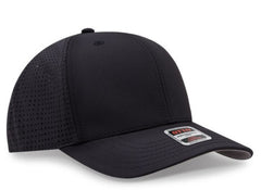 OTTO Cap 6 Panel Mid Profile Perforated Mesh Back Panels Hat 27-2
