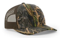 Richardson Trucker Camo Pattern Twill Trucker Mesh 112P Camo