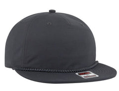 OTTO Cap 5 Panel Pro Style Roped Snapback Hat 9505-3