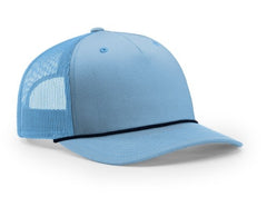 Richardson Seamless 5 Panel Roped Front Trucker Mesh Back Hat 112FPR