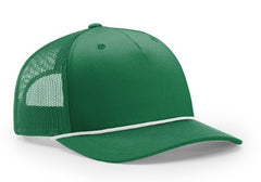 Richardson Seamless 5 Panel Roped Front Trucker Mesh Back Hat 112FPR