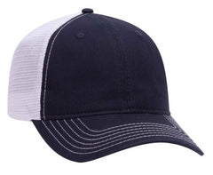 Otto Garment Washed Superior Cotton Low Profile Pro Style Mesh Back 121-858