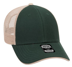 Otto Cotton Twill Colored Edge Visor Low Profile Pro Style Meshback Cap 122-945
