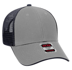 Otto Cotton Twill Colored Edge Visor Low Profile Pro Style Meshback Cap 122-945
