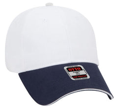 Blank Caps | Otto Brushed Cotton Twill Sandwich Visor Low Profile 23-430