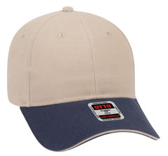 Blank Caps | Otto Brushed Cotton Twill Sandwich Visor Low Profile 23-430
