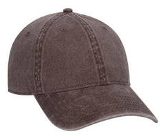 Otto Washed Pigment Dyed Cotton Twill Low Profile Pro Style 18-711