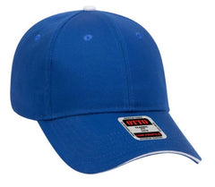 Blank Caps | Otto Cotton Twill Sandwich Visor Low Profile Pro Style 23-434