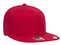 Otto Ultra Fine Brushed Stretchable Superior Cotton Twill Sq Flat Visor 148-1228