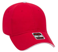 Blank Caps | Otto Brushed Cotton Twill Sandwich Visor Low Profile 23-430