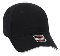 Blank Caps | Otto Brushed Cotton Twill Sandwich Visor Low Profile 23-430