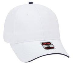 Blank Caps | Otto Brushed Cotton Twill Sandwich Visor Low Profile 23-430