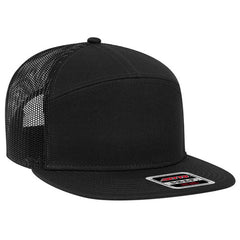 Otto 7 Panel Trucker Mesh Flat Bill 172-1298