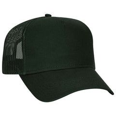Otto Cotton Twill 5 Panel Low Profile Mesh Back Trucker Hat 102-664 (Replaces 102-1318)