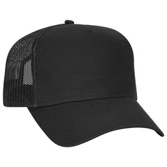 Otto Cotton Twill 5 Panel Low Profile Mesh Back Trucker Hat 102-664 (Replaces 102-1318)