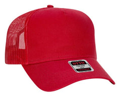 Otto Cotton Twill 5 Panel Low Profile Mesh Back Trucker Hat 102-664 (Replaces 102-1318)