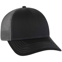 Otto Cotton Twill 5 Panel Low Profile Mesh Back Trucker Hat 102-664 (Replaces 102-1318)