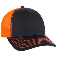 Otto Cotton Twill 5 Panel Low Profile Mesh Back Trucker Hat 102-664 (Replaces 102-1318)