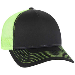 Otto Cotton Twill 5 Panel Low Profile Mesh Back Trucker Hat 102-664 (Replaces 102-1318)