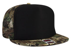 Budget Caps | Otto Foam Front Flat Visor High Crown Golf Style Mesh Back 132-1037