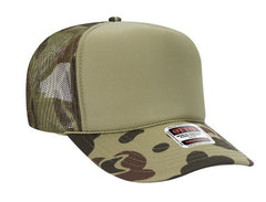 Budget Caps | Otto Foam Front High Crown Golf Mesh Back Caps 39-165