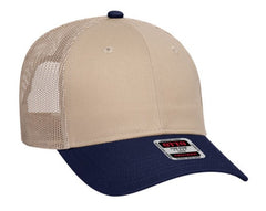 Otto Budget Caps Cotton Twill Low Profile Pro Style Mesh Back 83-473