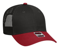 Otto Budget Caps Cotton Twill Low Profile Pro Style Mesh Back 83-473