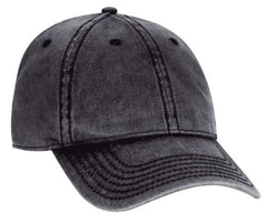 Otto 6 Panel Low Profile Snow Washed Superior Cotton Twill Cap 18-1248