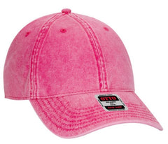 Otto 6 Panel Low Profile Snow Washed Superior Cotton Twill Cap 18-1248