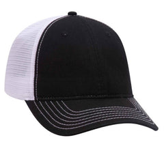 Otto Garment Washed Superior Cotton Low Profile Pro Style Mesh Back 121-858