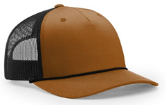 Richardson Seamless 5 Panel Roped Front Trucker Mesh Back Hat 112FPR