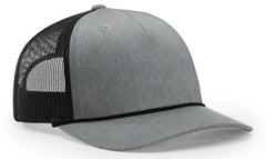Richardson Seamless 5 Panel Roped Front Trucker Mesh Back Hat 112FPR