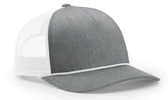 Richardson Seamless 5 Panel Roped Front Trucker Mesh Back Hat 112FPR