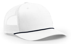 Richardson Seamless 5 Panel Roped Front Trucker Mesh Back Hat 112FPR