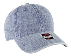 Otto 6 Panel Low Profile Snow Washed Superior Cotton Twill Cap 18-1248