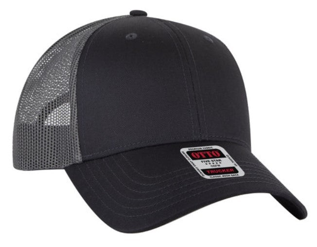 OTTO Cap 6 Panel Low Profile Mesh Back Trucker Hat 83-4