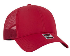 OTTO Cap 6 Panel Polyester Low Profile Micro Mesh Back Trucker Hat 83-3