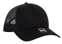 OTTO Cap 6 Panel Polyester Low Profile Micro Mesh Back Trucker Hat 83-3