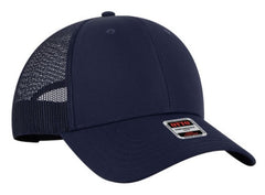 OTTO Cap 6 Panel Polyester Low Profile Micro Mesh Back Trucker Hat 83-3