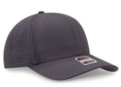 OTTO Cap 6 Panel Mid Profile Perforated Mesh Back Panels Hat 27-2