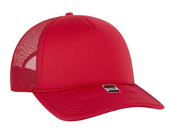 OTTO Cap 5 Panel Low Profile Mesh Back Trucker Hat 39102-1
