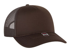 OTTO Cap 5 Panel Low Profile Mesh Back Trucker Hat 39102-1