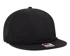 OTTO Cap 5 Panel Pro Style Roped Snapback Hat 9505-3