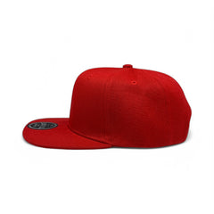 Basic Cap Plain Poly Snapback Hat 8002
