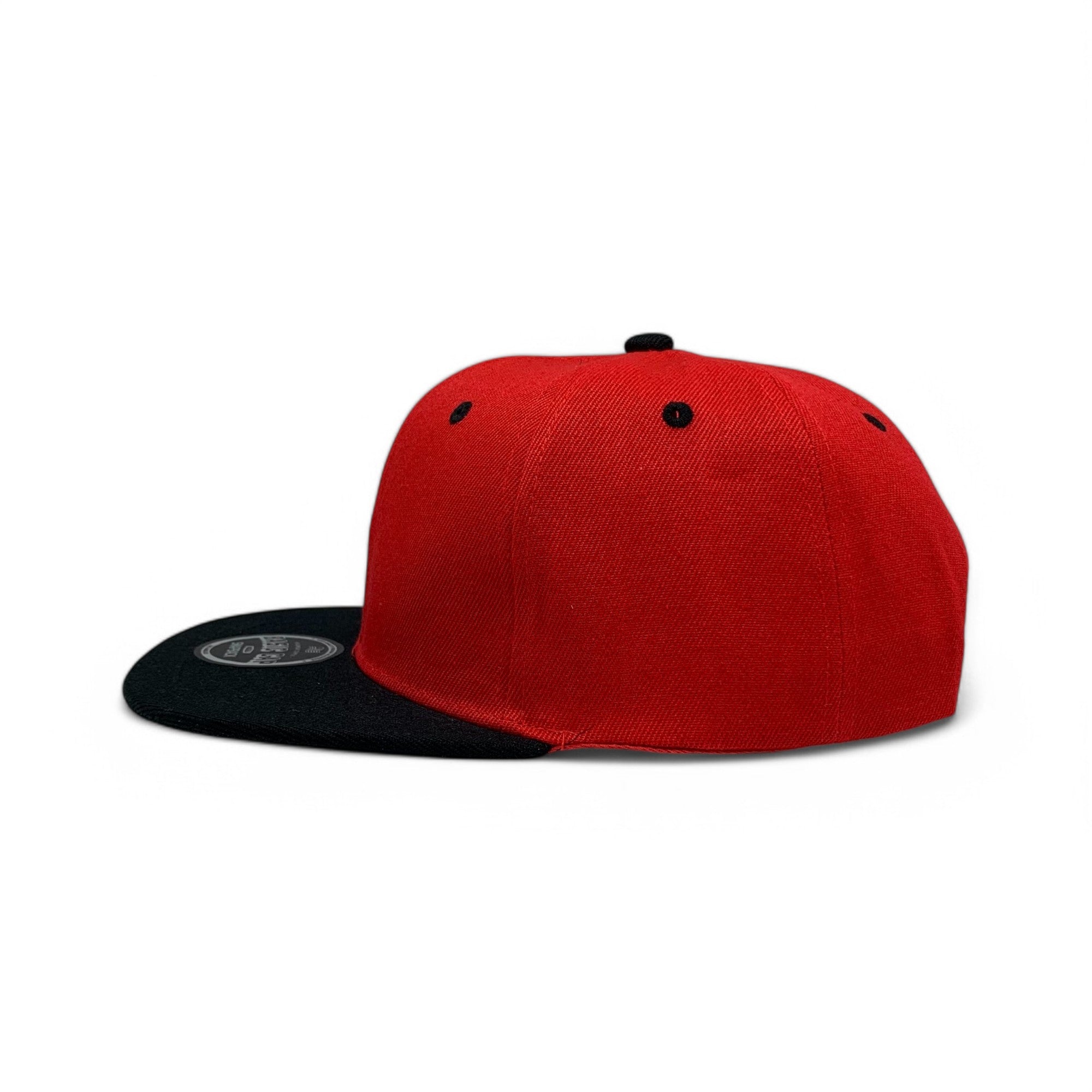 Basic Cap Plain Poly Snapback Hat 8002