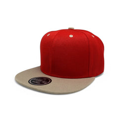 Basic Cap Plain Poly Snapback Hat 8002